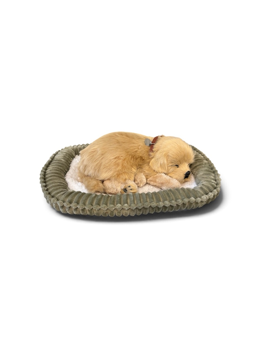 Perfect Petzzz Lifelike Puppy with Breathing Simulations and Small Bed